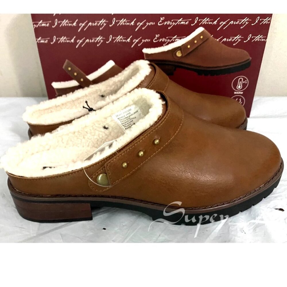 NEW Kensie Women's Wrylie Lined Clogs